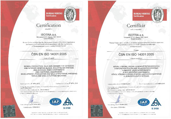 EN ISO 14001 Certification