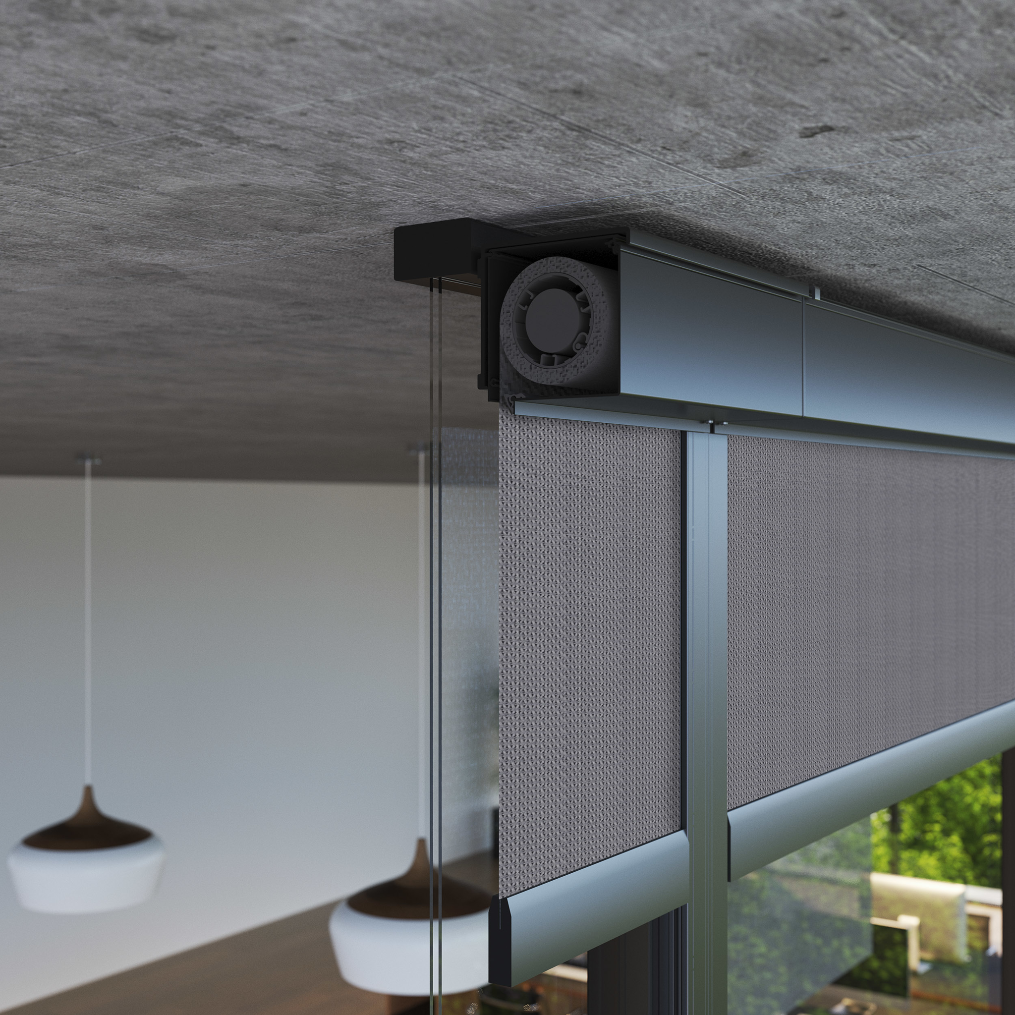 Tenda Per Finestre Grandi 1400x1800 Tenda A Rullo A Sospensione Libera, Montaggio A Parete O Soffitto, Di Grandi Dimensioni, Fi 32, Supporto In Acciaio, Semi-oscurante, Colore Caffe Latte, 900x3000mm Tenda A Rullo