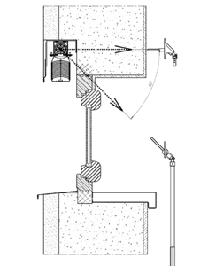 Montaggio a tasca (soffitto / parete)