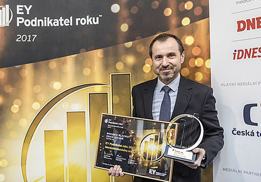ISOTRA, a.s. - winner of the prestigious competition EY Entrepreneur of the Year 2017 within the Moravian-Silesian Region
