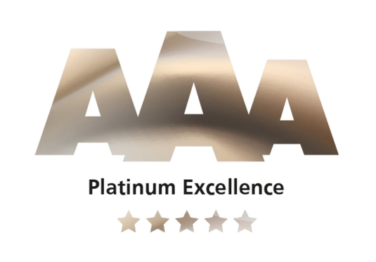 Valutazione AAA platinum excellence 2023
