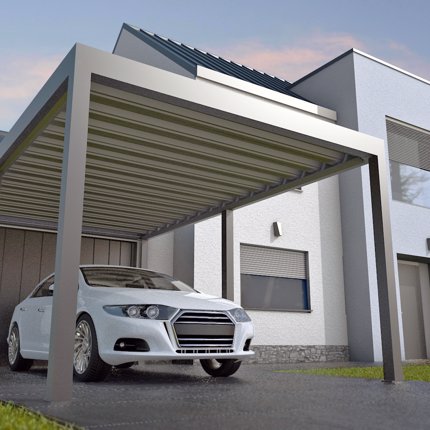 Inspirace Carport ARTOSI – tettoia in alluminio per auto
