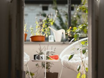 Sfruttare il balcone al massimo. Anche quello mini.