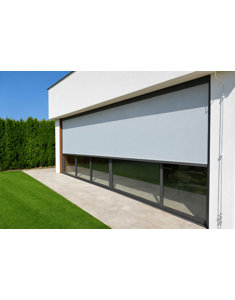ARTOSI SLIDE PANELS con tenda a rullo schermante 