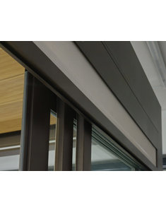 ARTOSI SLIDE PANELS con tenda a rullo schermante 